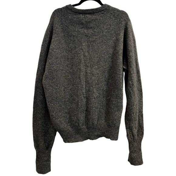 Club Classics Price Club Men Large Pure Lambswool Pullover Sweater Grey Warm - Picture 2 of 5